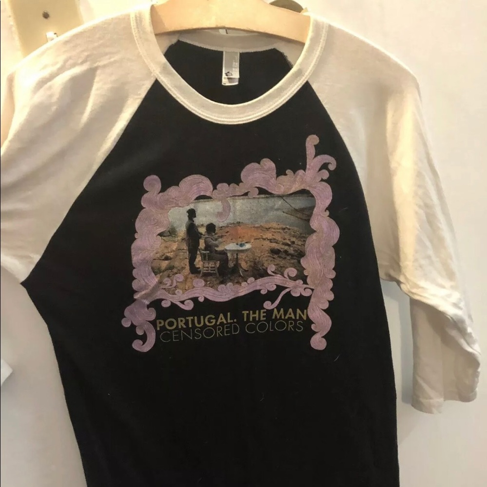 2008 Portugal the man censored colors tour shirt